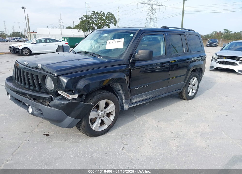 2017 JEEP PATRIOT LATITUDE FWD VIN: 1C4NJPFA7HD152616
