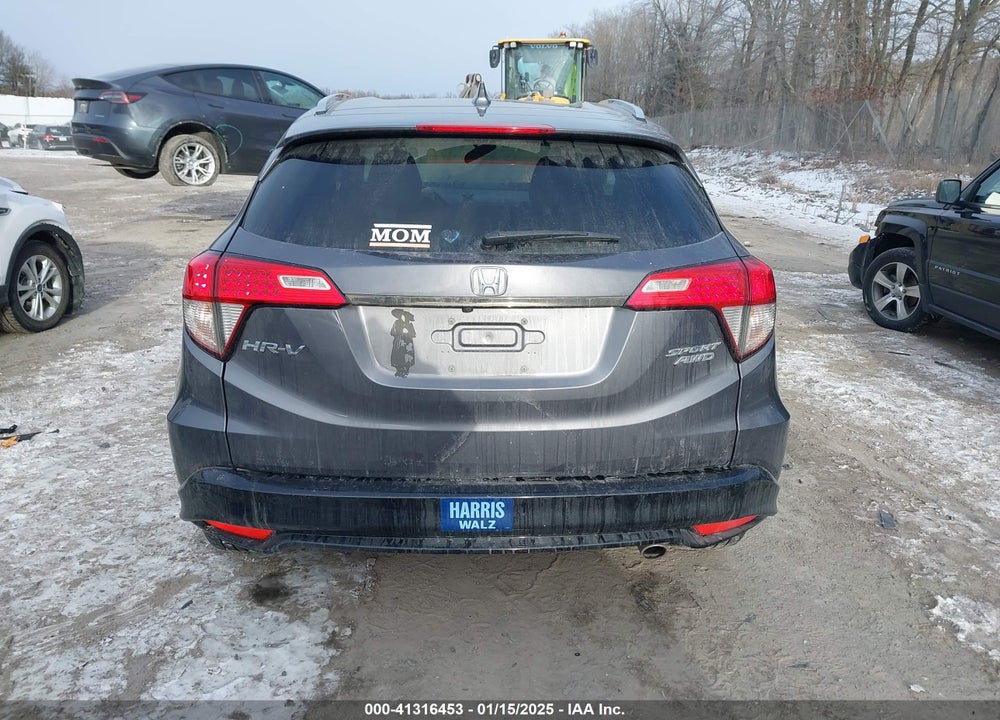 2022 HONDA HR-V AWD SPORT VIN: 3CZRU6H16NM758919