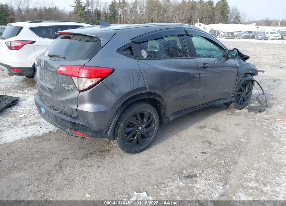 2022 HONDA HR-V AWD SPORT VIN: 3CZRU6H16NM758919