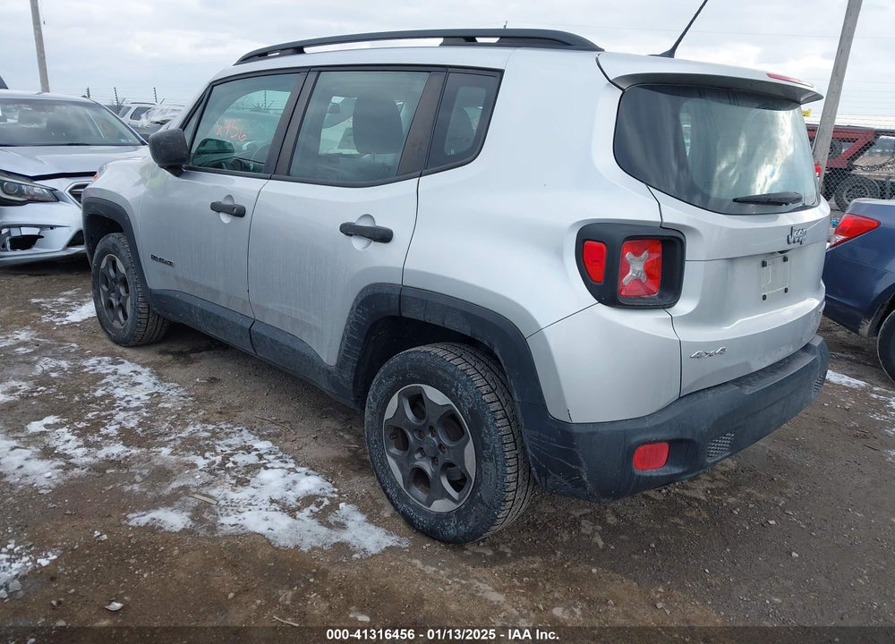 2015 JEEP RENEGADE SPORT VIN: ZACCJBAT4FPC41030