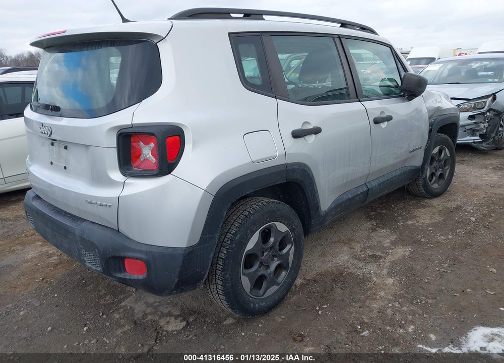 2015 JEEP RENEGADE SPORT VIN: ZACCJBAT4FPC41030