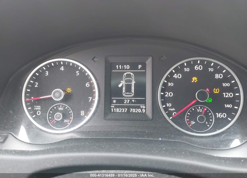 2013 VOLKSWAGEN TIGUAN S/SE/SEL VIN: WVGBV3AX1DW586942