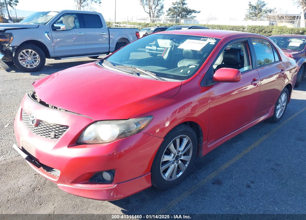 2010 TOYOTA COROLLA S VIN: 2T1BU4EE6AC498267