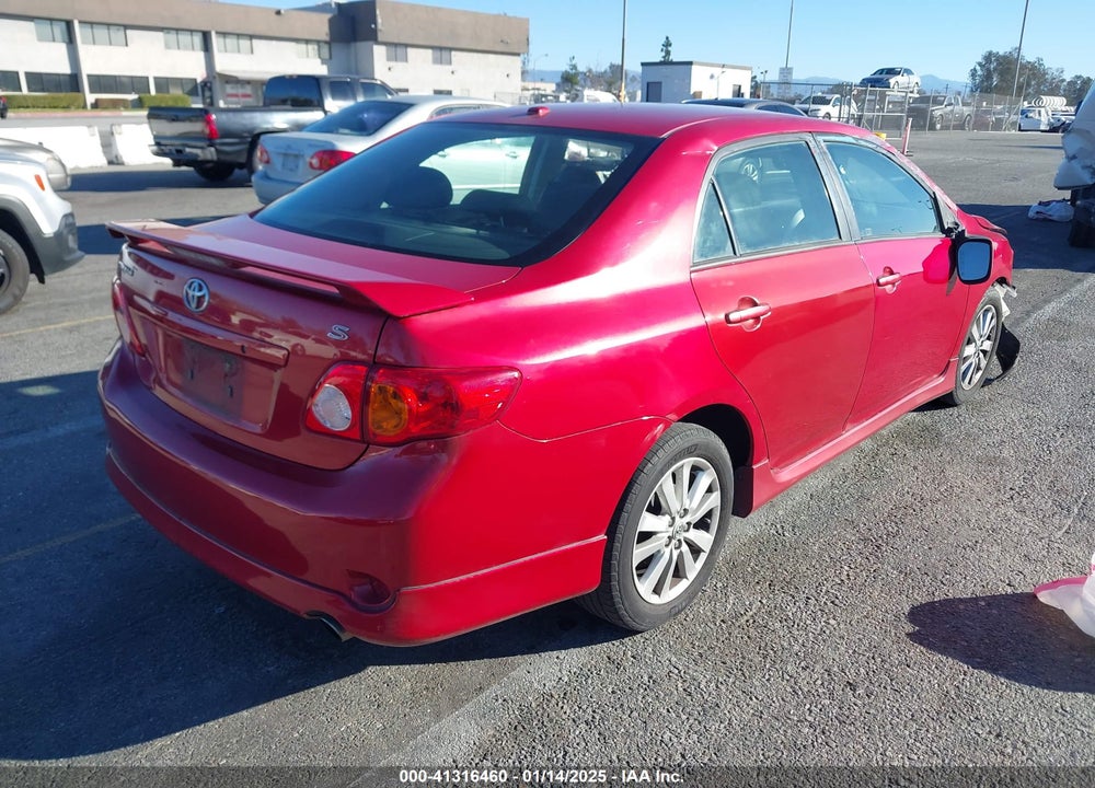 2010 TOYOTA COROLLA S VIN: 2T1BU4EE6AC498267