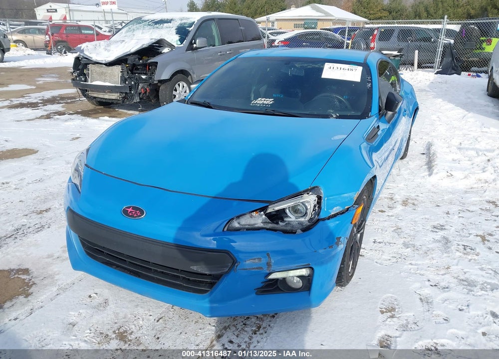 2016 SUBARU BRZ VIN: JF1ZCAC13G9600662