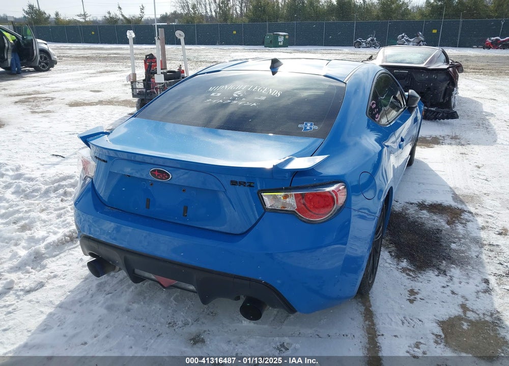 2016 SUBARU BRZ VIN: JF1ZCAC13G9600662
