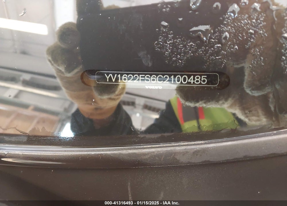 2012 VOLVO S60 VIN: YV1622FS6C2100485
