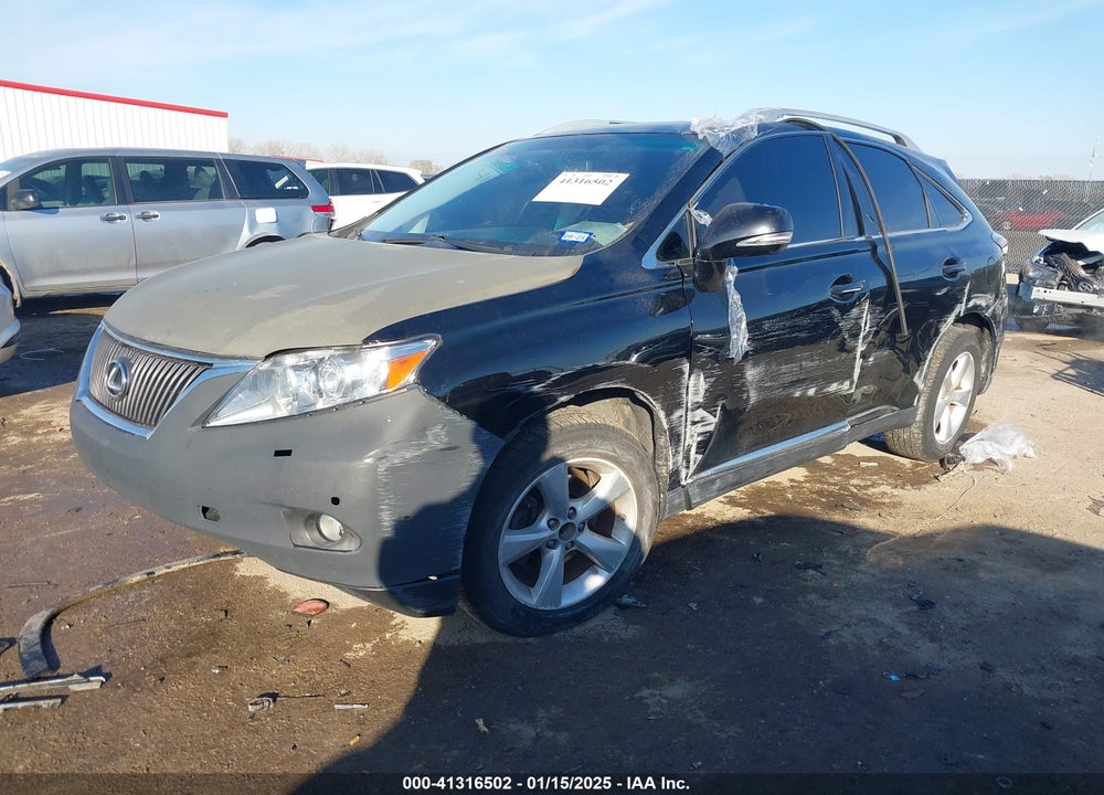 2010 LEXUS RX 350 BASE (A6) VIN: 2T2BK1BA3AC076023