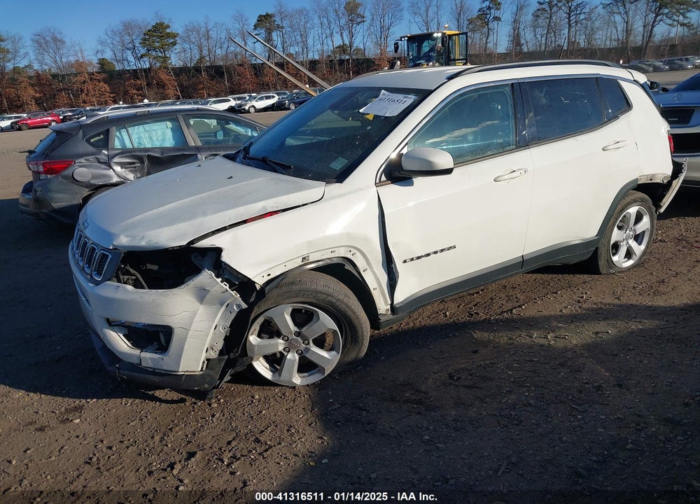 2021 JEEP COMPASS LATITUDE FWD VIN: 3C4NJCBB7MT567415