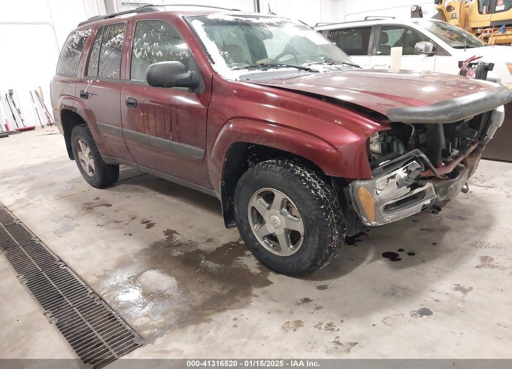 2005 CHEVROLET TRAILBLAZER LS VIN: 1GNDT13S252124768