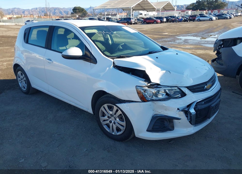 2019 CHEVROLET SONIC LT AUTO VIN: 1G1JG6SB9K4135905