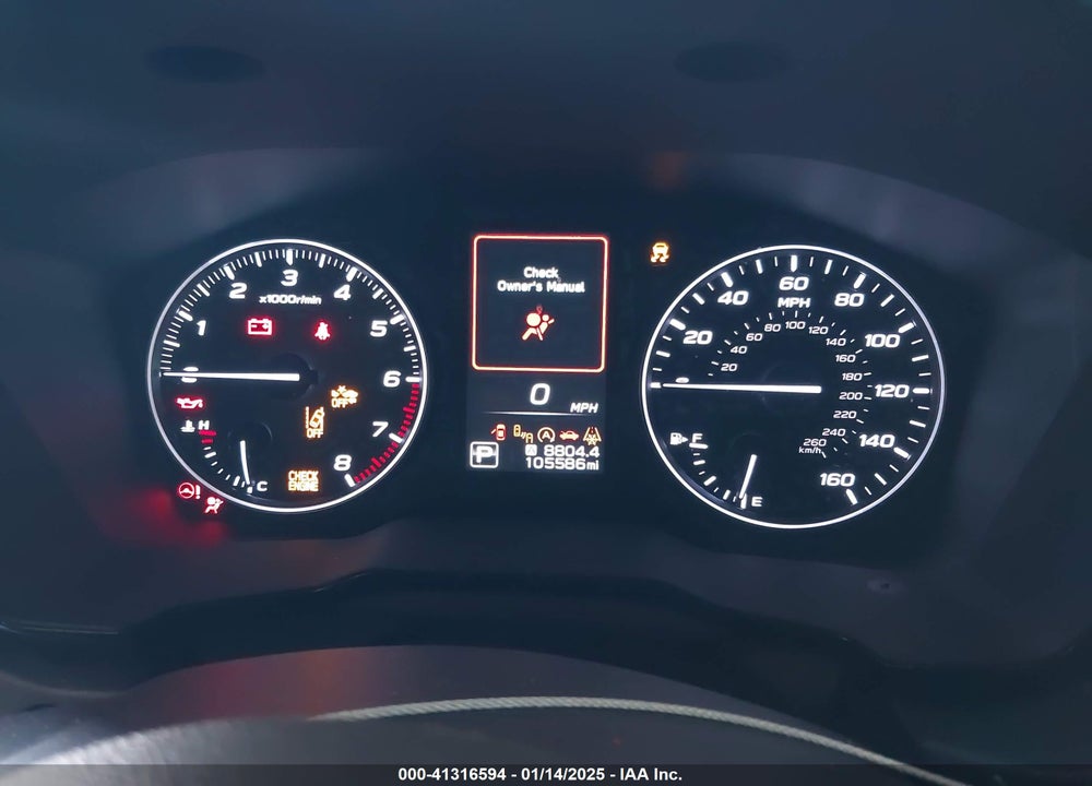 2020 SUBARU OUTBACK PREMIUM VIN: 4S4BTACC4L3152065