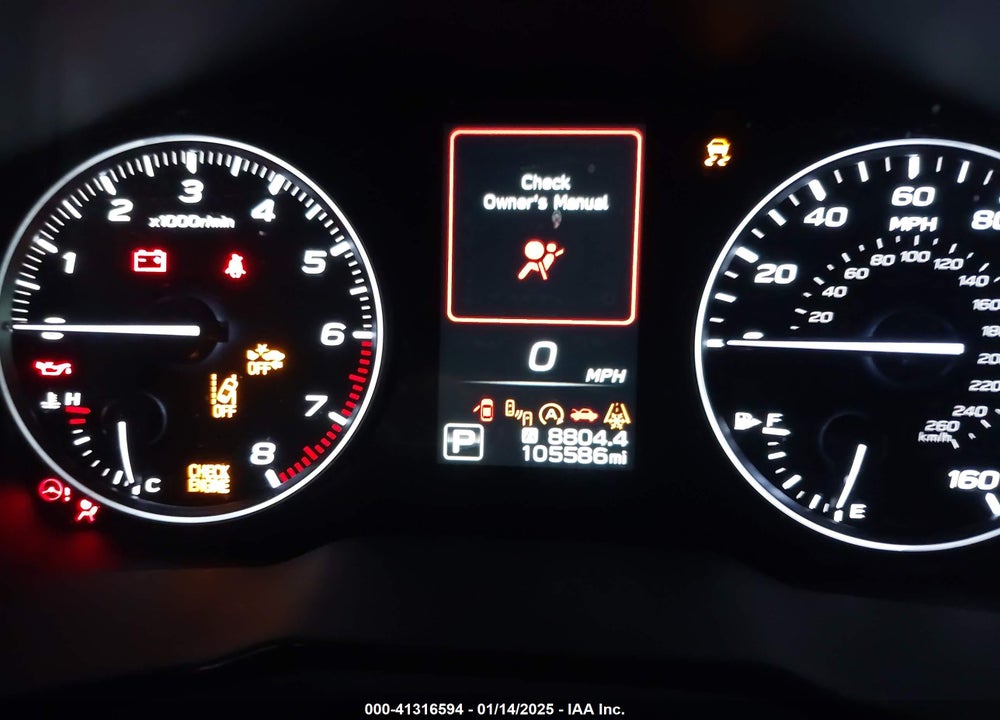 2020 SUBARU OUTBACK PREMIUM VIN: 4S4BTACC4L3152065