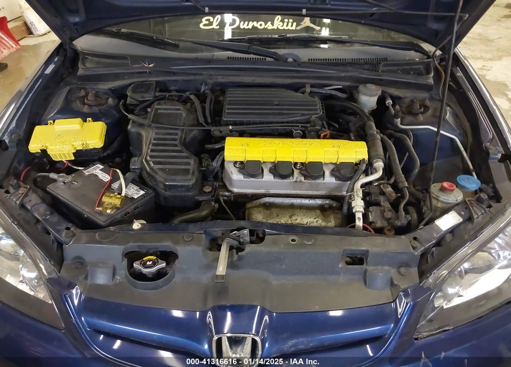 2004 HONDA CIVIC LX VIN: 2HGES16574H587275