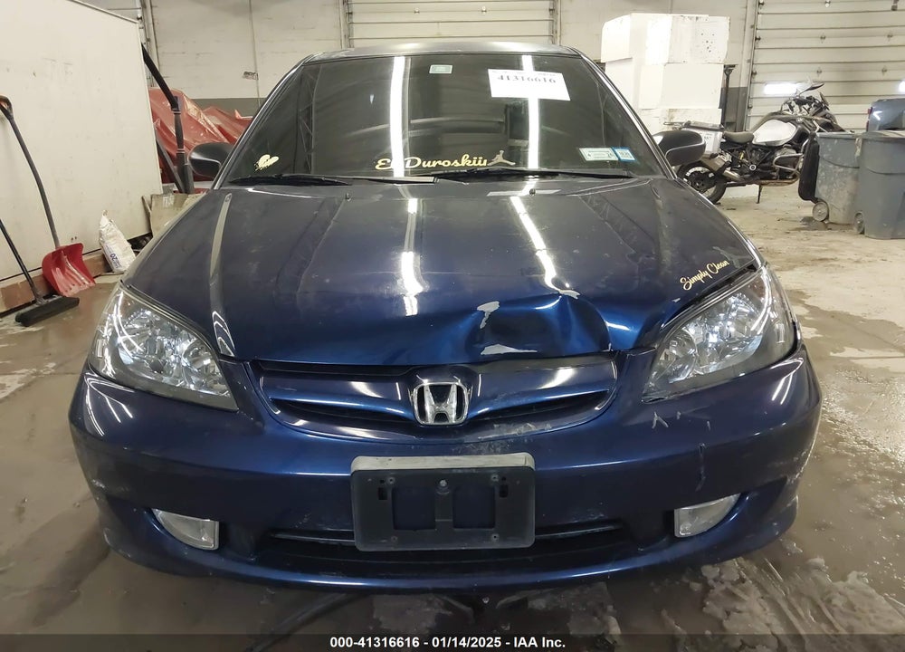 2004 HONDA CIVIC LX VIN: 2HGES16574H587275