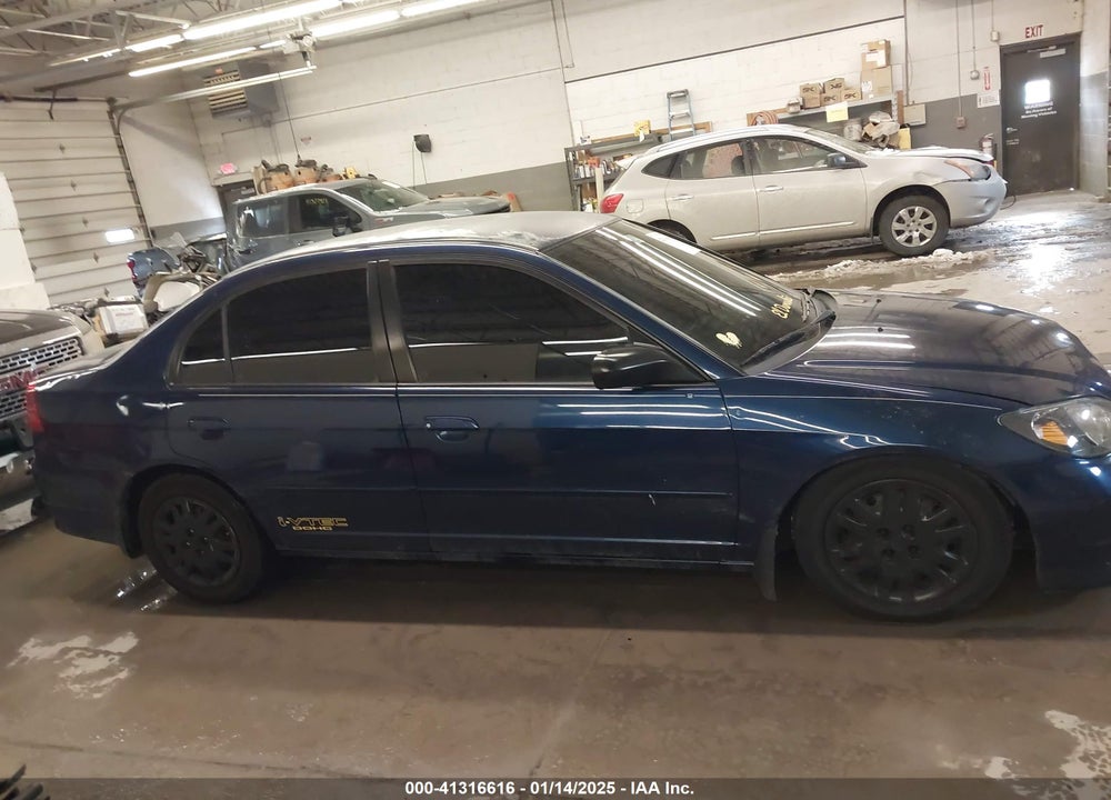 2004 HONDA CIVIC LX VIN: 2HGES16574H587275