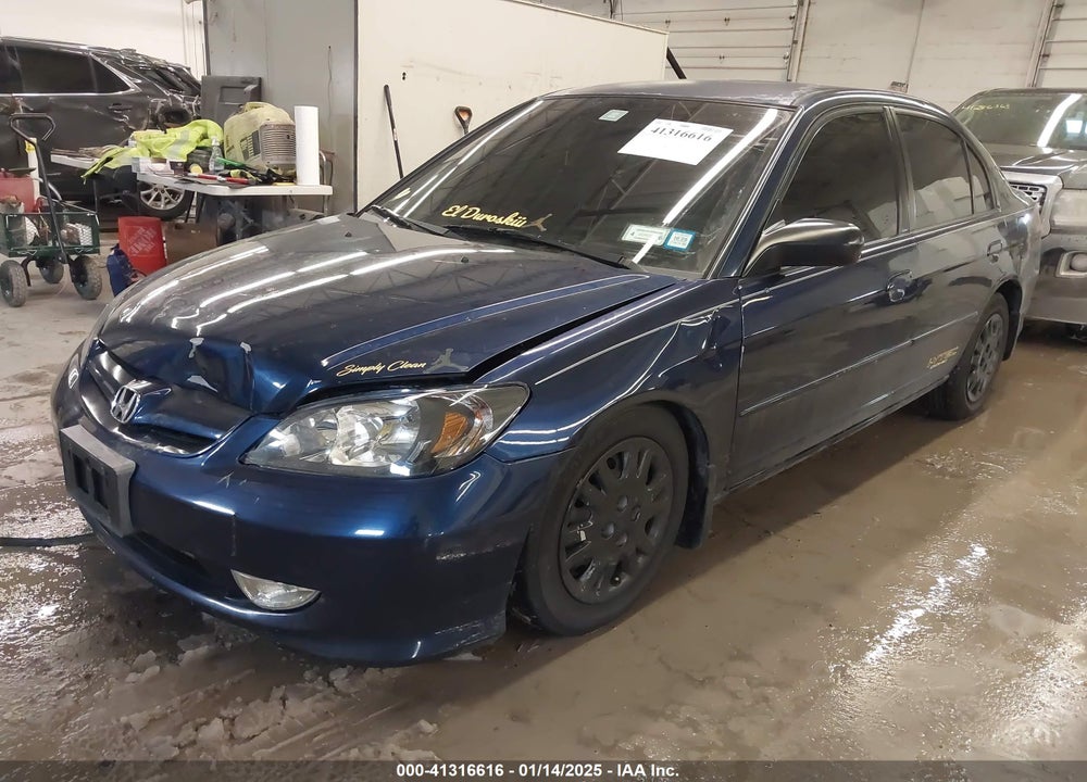 2004 HONDA CIVIC LX VIN: 2HGES16574H587275