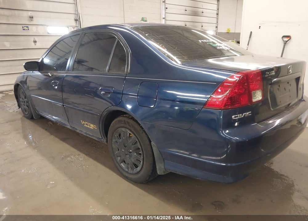2004 HONDA CIVIC LX VIN: 2HGES16574H587275