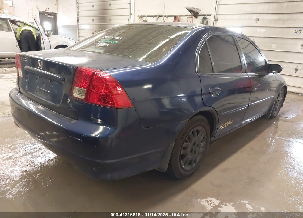 2004 HONDA CIVIC LX VIN: 2HGES16574H587275