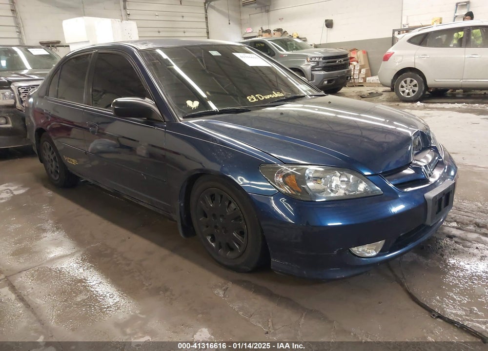 2004 HONDA CIVIC LX VIN: 2HGES16574H587275