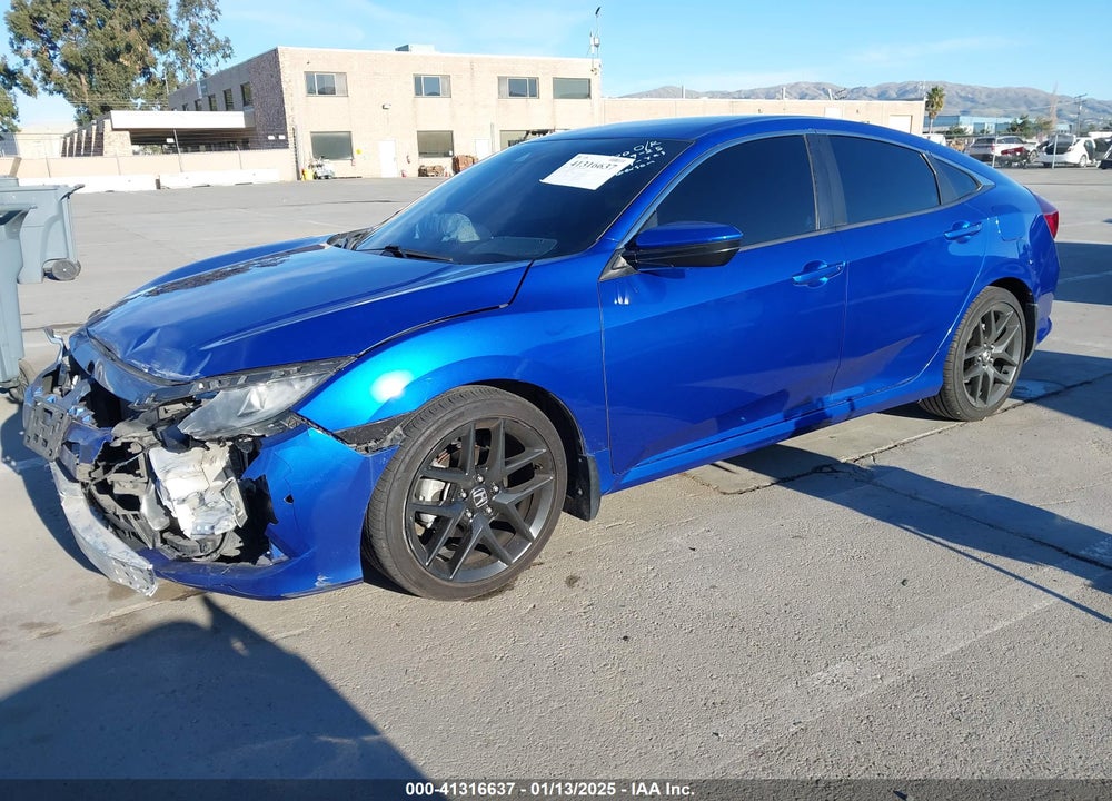 2019 HONDA CIVIC VIN: 19XFC2F69KE206579