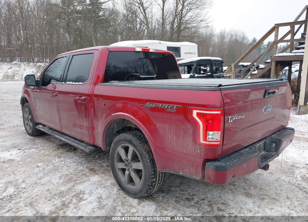2016 FORD F150 VIN: 1FTEW1EP9GFA66036