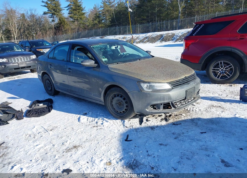 2012 VOLKSWAGEN JETTA 2.5L SE VIN: 3VWDP7AJXCM345631