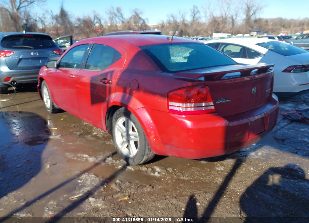 2009 DODGE AVENGER SXT VIN: 1B3LC56BX9N546249