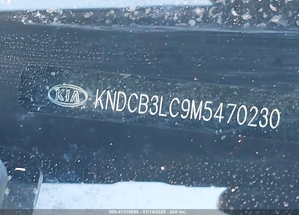 2021 KIA NIRO LXS VIN: KNDCB3LC9M5470230
