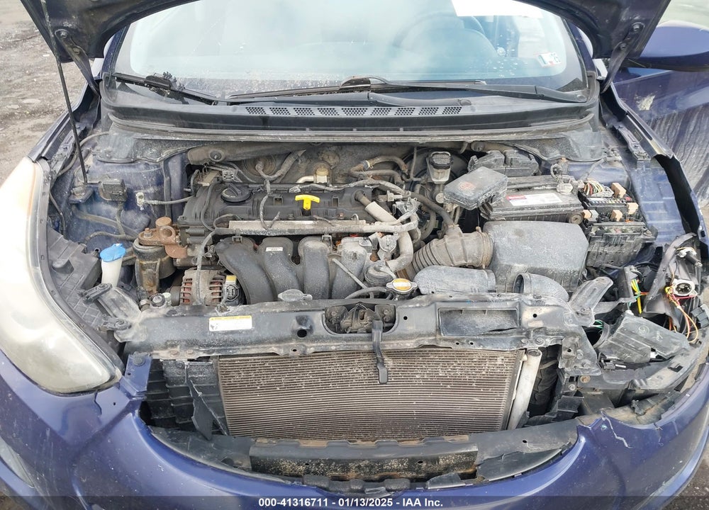 2011 HYUNDAI ELANTRA VIN: 5NPDH4AEXBH021133
