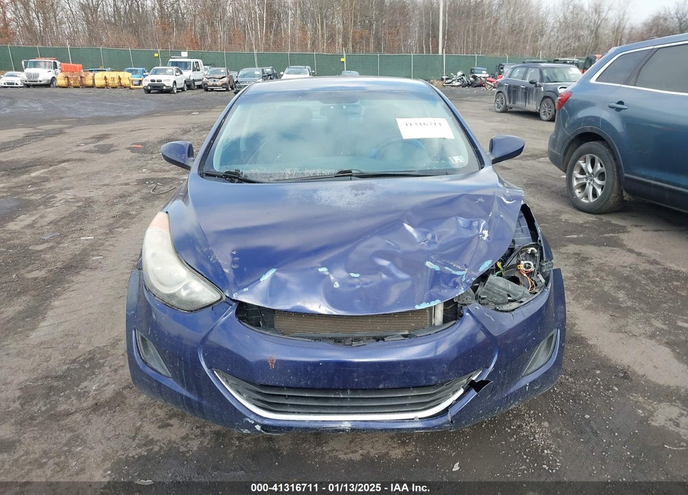 2011 HYUNDAI ELANTRA VIN: 5NPDH4AEXBH021133