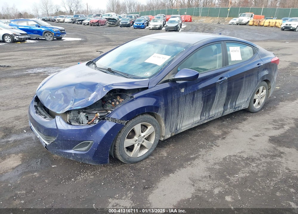 2011 HYUNDAI ELANTRA VIN: 5NPDH4AEXBH021133