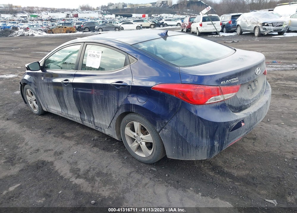 2011 HYUNDAI ELANTRA VIN: 5NPDH4AEXBH021133