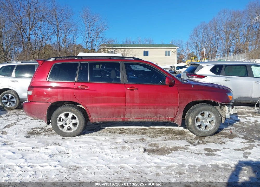 2007 TOYOTA HIGHLANDER V6 VIN: JTEHP21A770203457