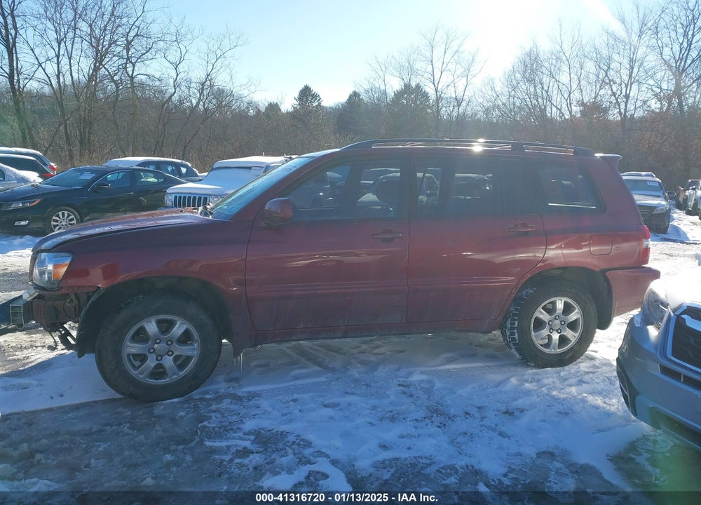 2007 TOYOTA HIGHLANDER V6 VIN: JTEHP21A770203457