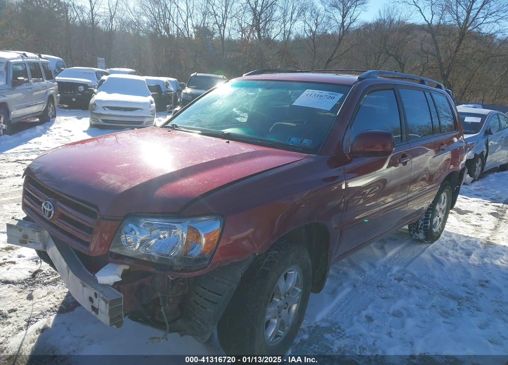 2007 TOYOTA HIGHLANDER V6 VIN: JTEHP21A770203457