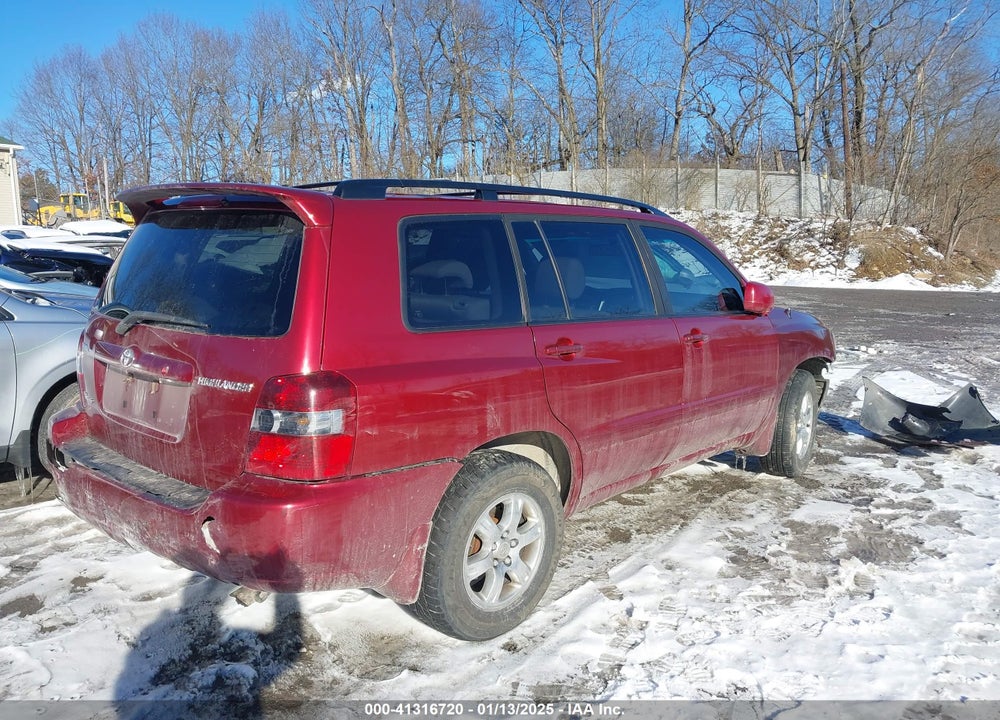 2007 TOYOTA HIGHLANDER V6 VIN: JTEHP21A770203457