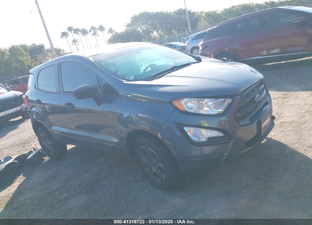 2019 FORD ECOSPORT S VIN: MAJ6S3FL4KC300963