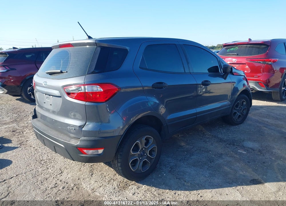 2019 FORD ECOSPORT S VIN: MAJ6S3FL4KC300963