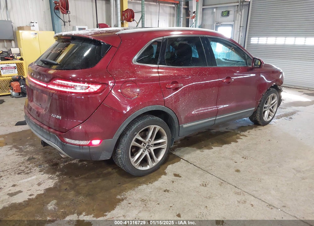 2016 LINCOLN MKC RESERVE VIN: 5LMCJ3D92GUJ04358