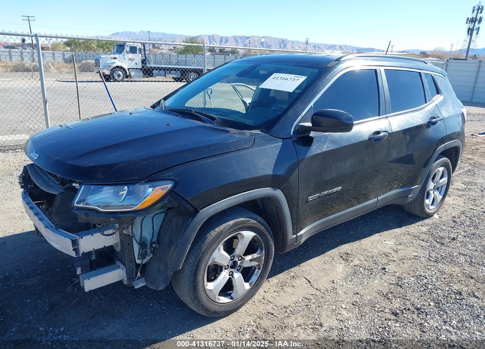 2018 JEEP COMPASS LATITUDE FWD VIN: 3C4NJCBB6JT503152
