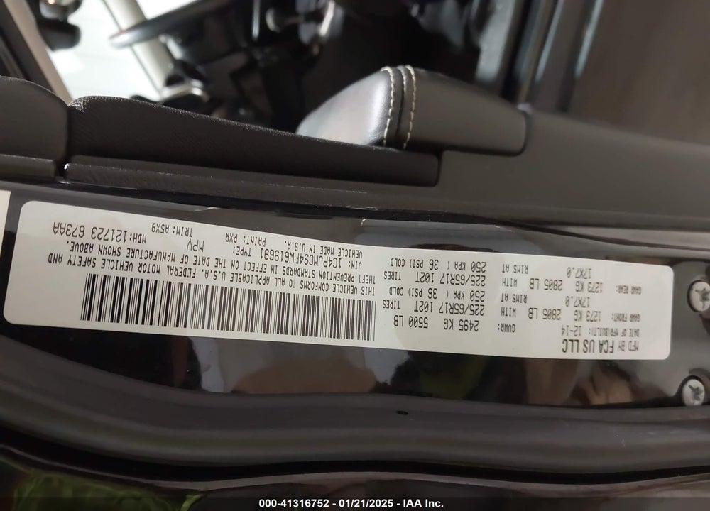2015 JEEP CHEROKEE LATITUDE VIN: 1C4PJMCS4FW619691