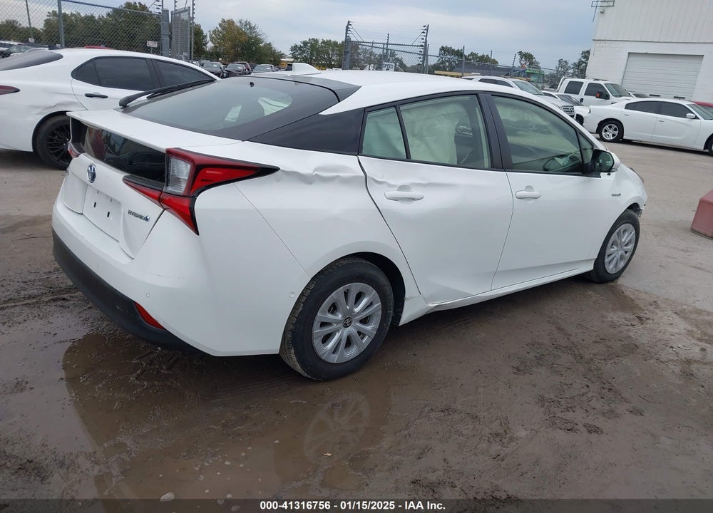 2021 TOYOTA PRIUS VIN: JTDKAMFU2M3145651