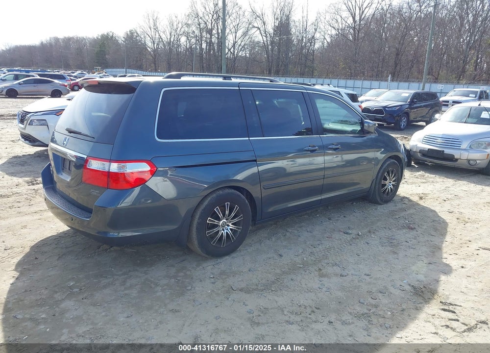 2006 HONDA ODYSSEY TOURING VIN: 5FNRL38866B114489