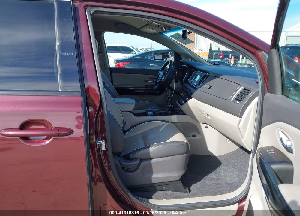2016 KIA SEDONA EX VIN: KNDMC5C11G6210138