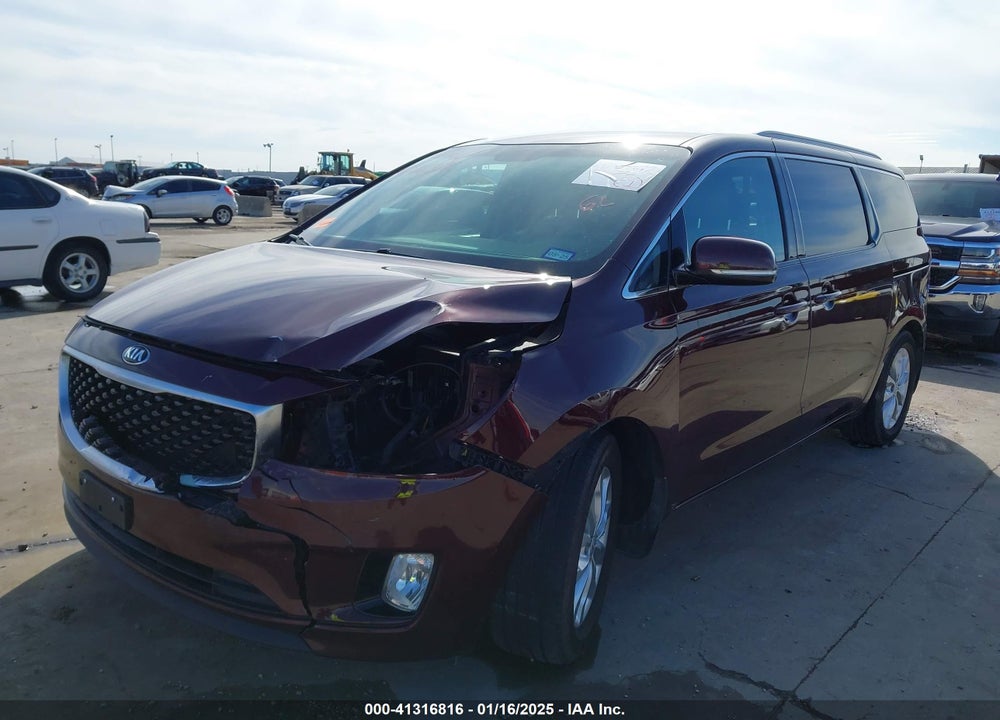 2016 KIA SEDONA EX VIN: KNDMC5C11G6210138