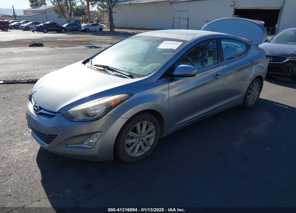 2015 HYUNDAI ELANTRA VIN: KMHDH4AE3FU446278