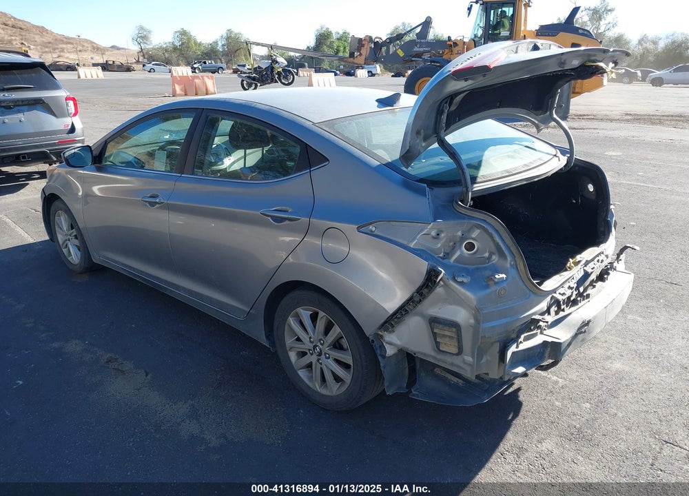 2015 HYUNDAI ELANTRA VIN: KMHDH4AE3FU446278
