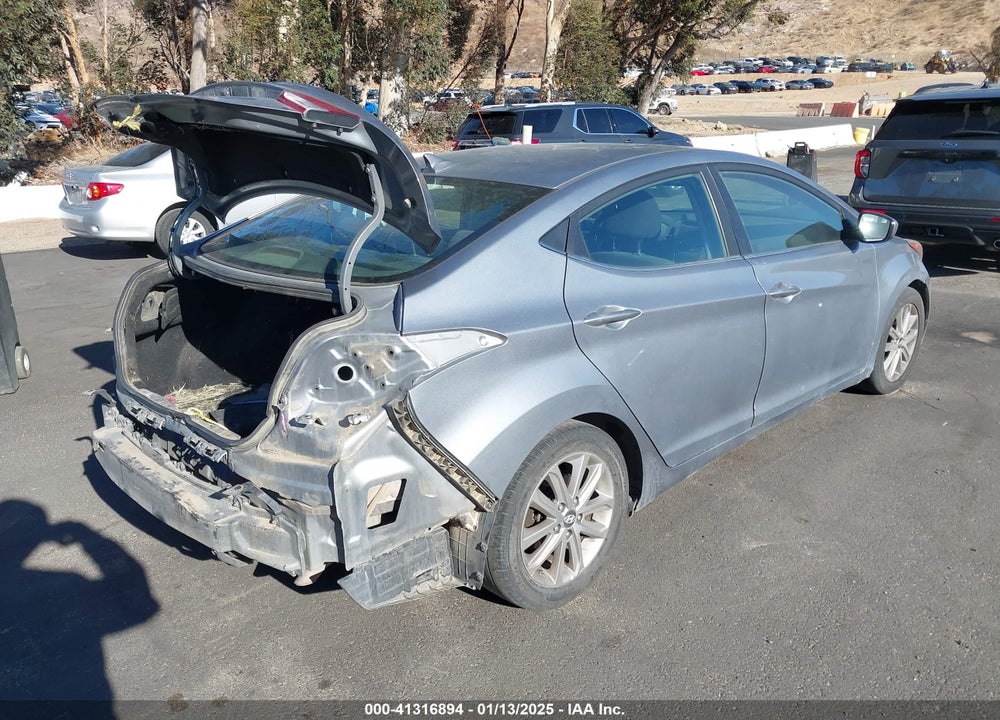 2015 HYUNDAI ELANTRA VIN: KMHDH4AE3FU446278