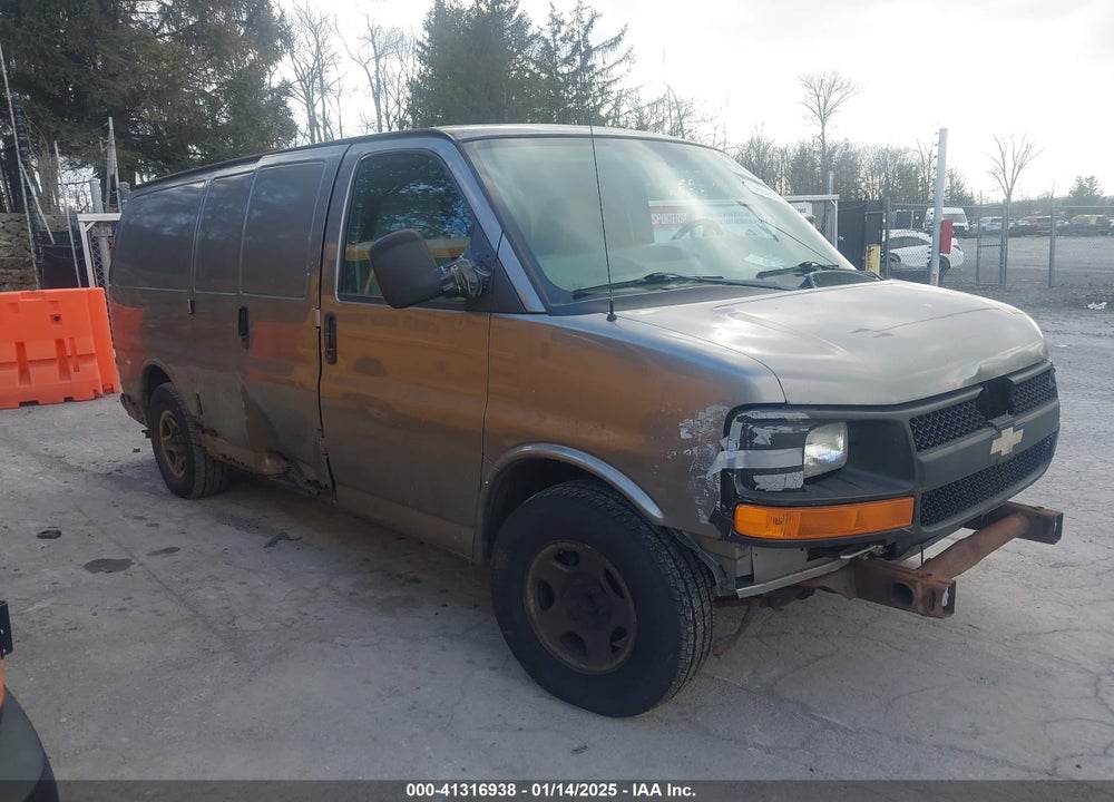 2007 CHEVROLET EXPRESS WORK VAN VIN: 1GCFG15X371203387